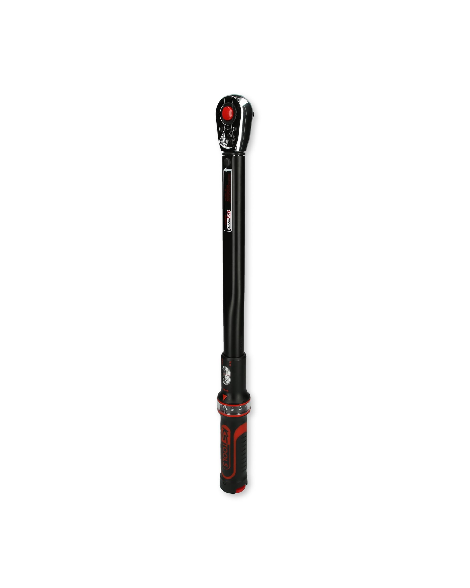 KS Tools Ratschen Drehmomentschlüssel 1/2 Zoll Drehknopf ERGOTORQUEprecision 516.1572 I 60-320 Nm I Mit Doppelskala in Nm und lbf•ft I Präzisions Schraubenschlüssel
