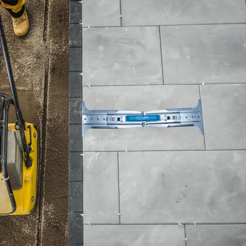 CCLIFE Plattenheber Fliesenheber für 30-50 cm Platten, 6-stufig verstellbar, 30 kg Tragkraft