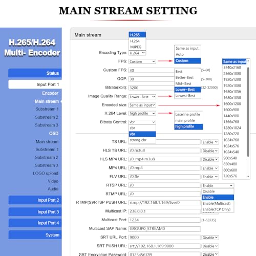 Large Capacity professional streaming encoder Bundle product image