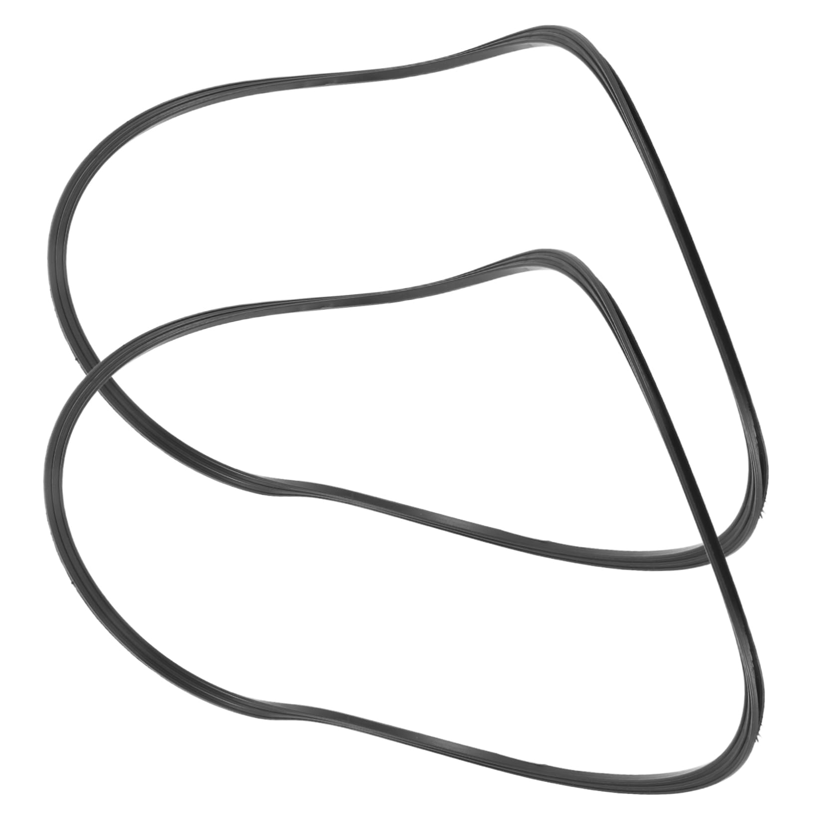 minkissy 2Pcs Salon Chair Base Gasket Plastic Protective Rings for Hairdresser Equipment Noise Reduction Enhanced Stability Easy to Clean for Professional Salons