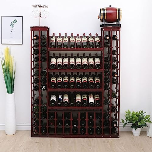 Soporte para Botellas de Vino de Piso en Madera miniatura 3