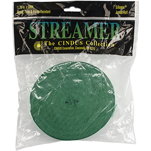 Emerald Green Crepe Paper Streamer | 4.4Cm X 500