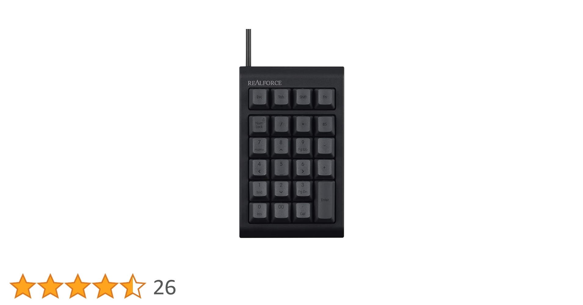 Amazon.co.jp: REALFORCE RT1 テンキーボード ブラック キー荷重