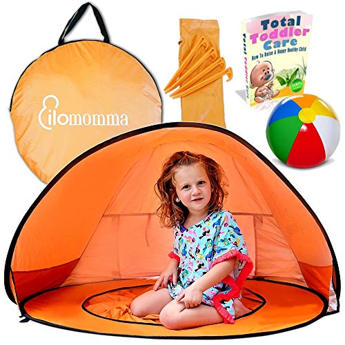ilomomma Beach Tent for Baby with UV Protection UPF 50+, Baby Pool