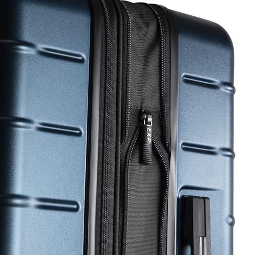Image of Ricardo Beverly Hills Cambria Hardside Luggage | Stylish Suitcase with Wheels for Effortless Travel, Expandable and Secure TSA-Locked Packing 29-inch Large Checked (Blue Pearl, Checked Large 29-Inch)