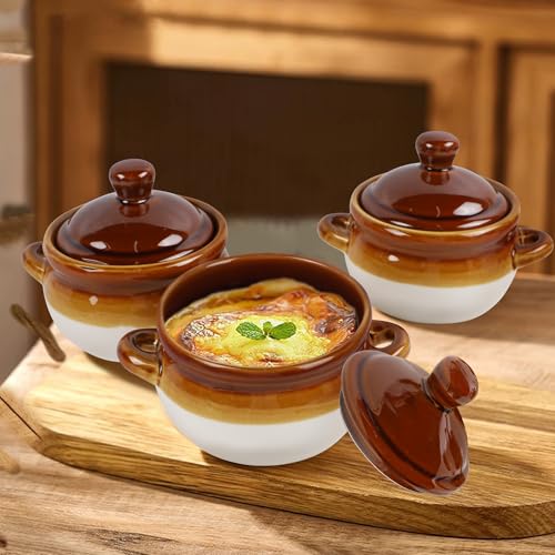 Adroiteet Set Of 4 French Onion Soup Bowls thumb #6