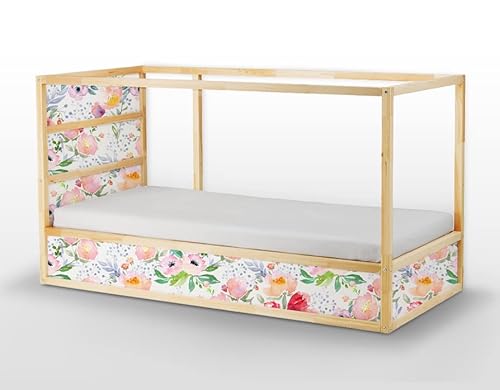 Coloray Conjunto de Pegatinas Cama Kura Pegatina Para Niños Set con Pasos - flores de campo Cover