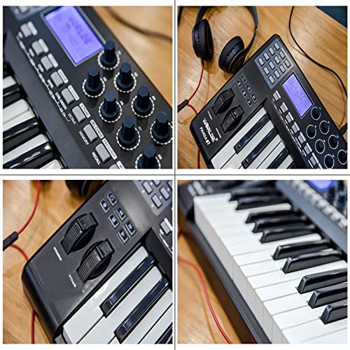 Clavier Piano 61 Touches USB MIDI Contrôleur du Clavier 8 RVB Tampon Déclencheur Arrière Coloré avec USB Instrument De… - Les Beatles, Paul McCartney, John Lennon, RIngo Starr, George Harrison Clavier Piano 61 Touches USB MIDI Contrôleur du Clavier 8 RVB Tampon Déclencheur Arrière Coloré avec USB Instrument De… – Image 5