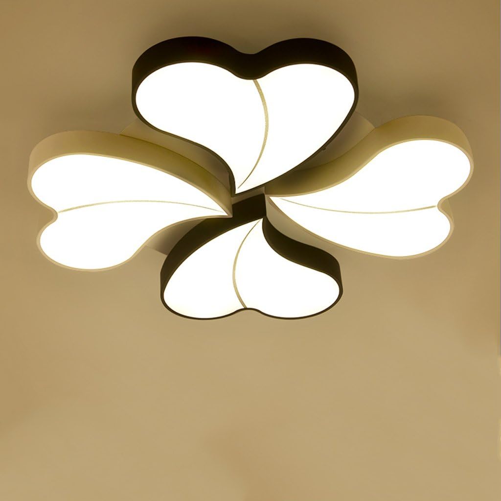 Warm Heartshaped LED Ceiling Lamp, Bedroom Ceiling Light, Creative Living Room Ceiling, 36W/56W