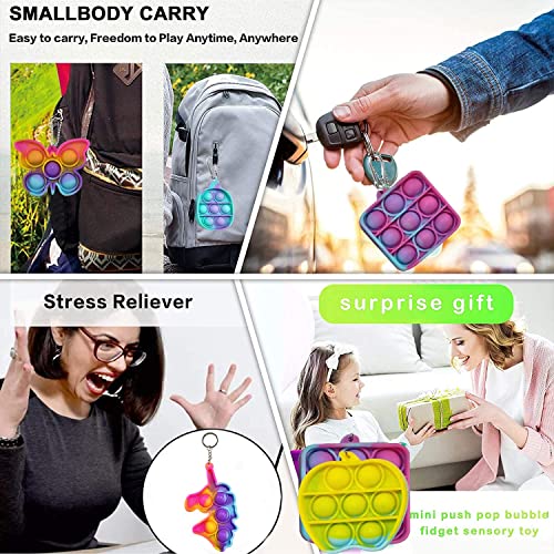 Royals-Push-Pop-it-Bubble-Fidget-Toy-Mini-Keychain-Pack-of-6-Multicolour