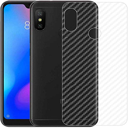 Image of Compatible with Redmi Note 6 Pro Back Screen Protective Film Carbon Fiber Skin Transparent Screen Guard Sticker
