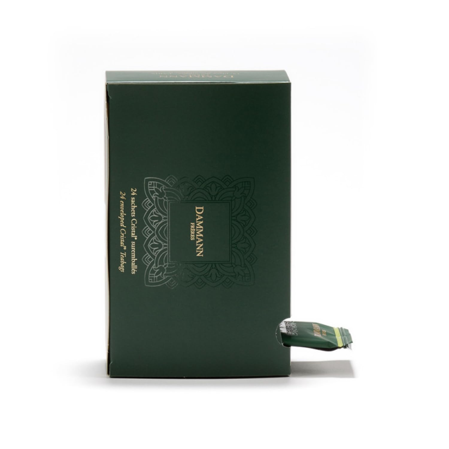 Dammann Frères® | Té de hierbas pastor tilo verbena menta - 2 x 24 filtros | Infusión digestiva de limoncillo, flores naranjas y verbena