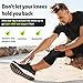 Crucial Compression Knee Sleeve (1 Pair) - Best Knee Braces for Knee Pain for Men & Women - Non-Slip Knee Support for Running, Weightlifting, Basketball, Gym, Workout, Sports