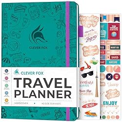 Clever Fox Travel Journal – Vacation & Trip Organizer with