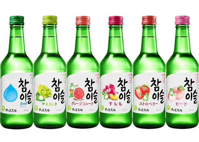 Amazon.co.jp: JINRO チャミスル 360ml 6種類×1本 [合計6本 アソート