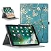 Price comparison product image FINTIE Case Compatible with iPad Air 3rd Generation (2019)/iPad Pro 10.5 inch (2017)-[360 Degree Rotating] Smart Protective Stand Cover with Pocket & Pencil Holder, Auto Sleep/Wake, Blossom