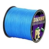 moisture Geflochtene Schnüre 4 geflochtene Angellinie 30 0m 100 m pe Multifilament Carp Meersalzwasser schwimmendes Drahtzubehör Angelschnüre (Color : Blue, Size : X4 100M 40LB 4.0)