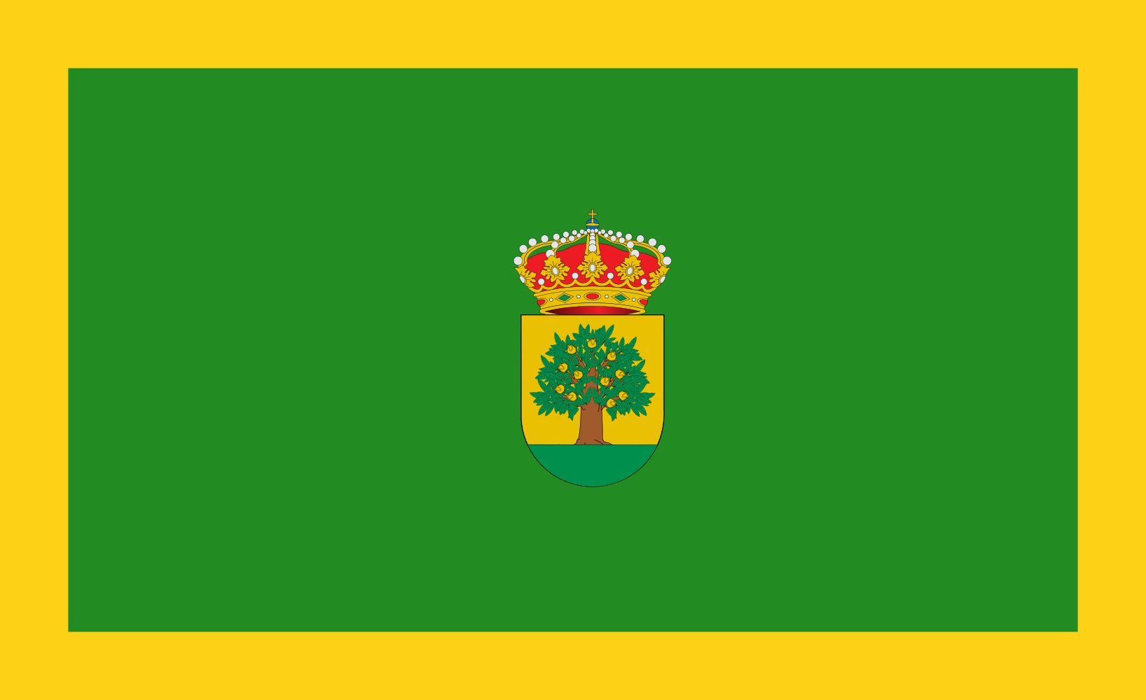 Drapeau Castaño del Robledo grand format anti-décoloration pour mât extérieur durable