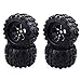 Produktbild aipipl 17mm Sechskantrad 170mm Räder Reifen für Redcat Rovan Hpi Savage XL montiert Gt Flux Hsp Zd Racing 1/8 Truck,4Pcs