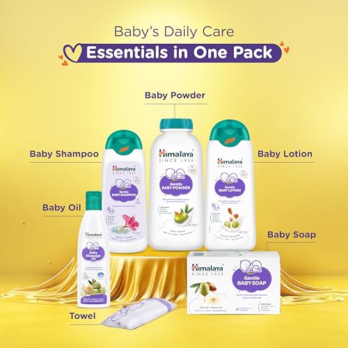 Image of Himalaya Baby Golden Gift Pack | Chance to Win a Gold Voucher Worth ₹1 Lakh | No 1 Dr Recommended Brand | Complete Baby Care Kit |Safe for Newborns