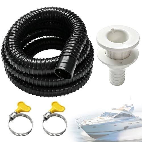 Horonaxo Bilge Pump Hose 1-1/8 in 6.56ft Anti Kinking Boat PVC Hose Kit