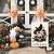 AVOIN colorlife Halloween Welcome Skull Rose Crow Garden Flag Double Sided, Day of the Dead Holiday Yard Outdoor Decorative Flag 12 x 18 Inch