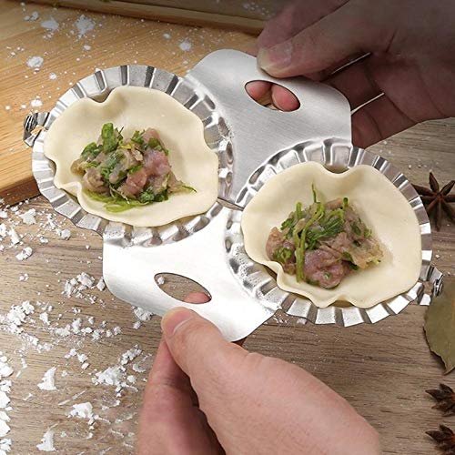 Zhengpingpai Press tool steel dumplings artifact double dumpling dumpling die packaging machine Kitchen Gadgets