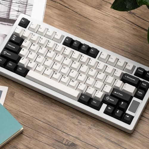 Image of Chilkey ND75 Aluminum Keyboard 75% Percent Wireless Gaming Mechanical Keyboard with LCD Screen, Quick Assembly, BT /2.4G /USB-C, Hot Swappable Per-Key RGB Custom Key Board for Laptop Office PC