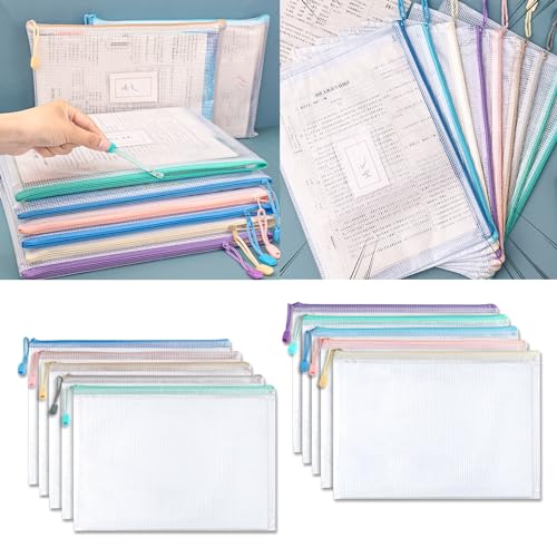 Pochette étanche pour document et sac de rangement transparent étudiant