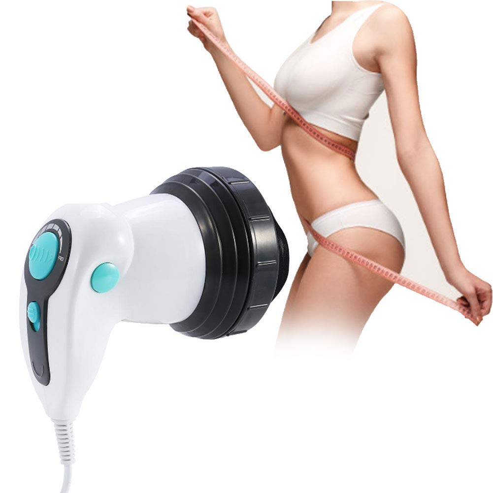 Masajeador AnticelulíTico, Sistema Lipo-Modelador Profesional Anticelulitico Con 4 Cabezales De Tratamiento Intercambiables,MáQuina De Adelgazamiento Por Termoterapia Infrarroja Por VibracióN(#1)