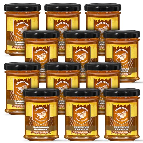 Miel cruda pura sin procesar en frasco 3oz pack 12