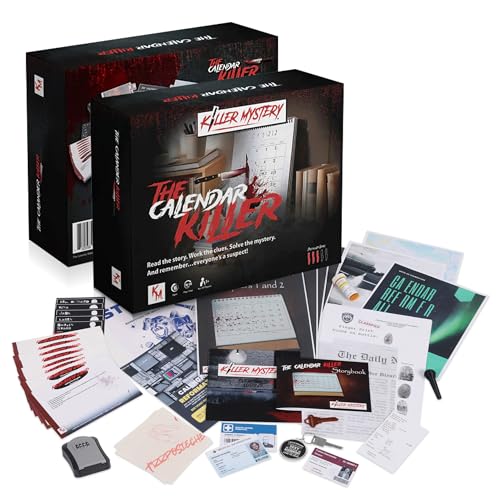 The Calendar Killer – Immersive Story-Driven Murder Mystery Game for Adults | Interactive Crime Thriller with Physical Evidence, Scenes & Multimedia Clues | A Cinematic Mystery Experience