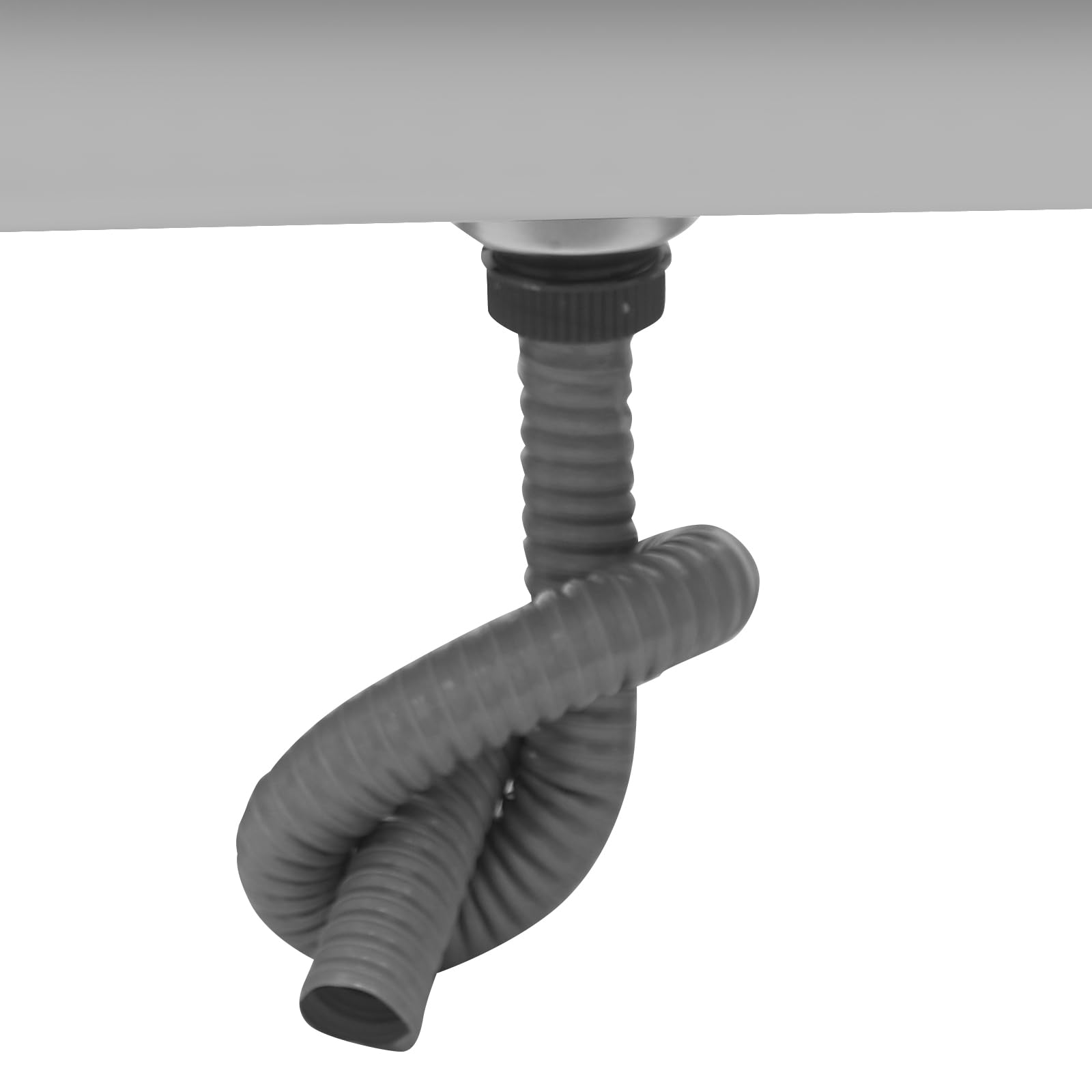 Edelstahl Spülbecken 60 cm Breit mit Abtropffläche und Abflusssieb, Silber Eckig Küche Spüle Ausgussbecken Küchenspüle,Einbauspüle Eckspüle Waschbecken, 1 Becken (60.2 * 60.2 * 15.49cm)