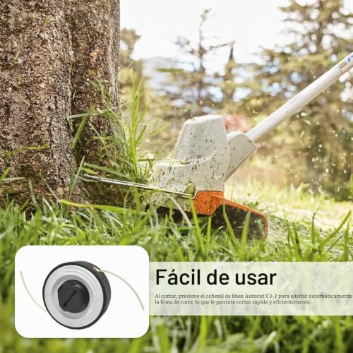 Cabezal Recambio Stihl C3-2 Autocut de nailon para desbrozadoras de césped 7