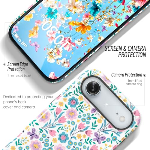 Turenature Compatible with iPhone 17 AIR Case Cute Floral Print-Style-11 - image 3