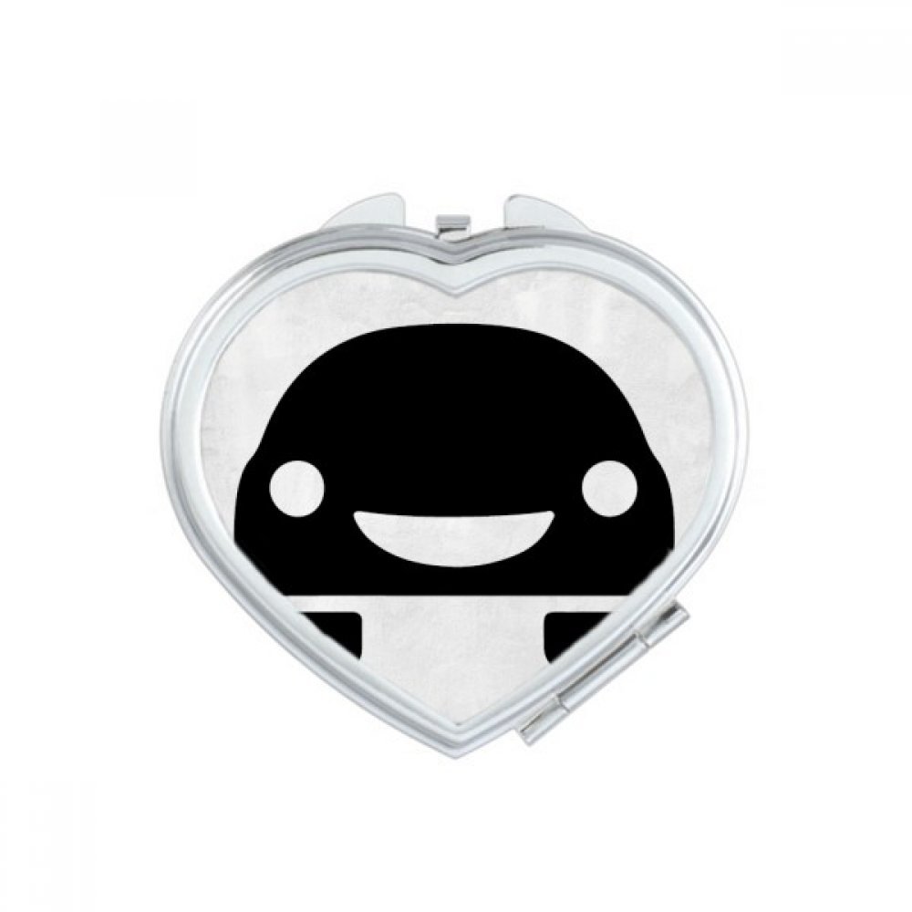 Miroir de poche mignon pour retouches maquillage au bureau et en déplacement citadin