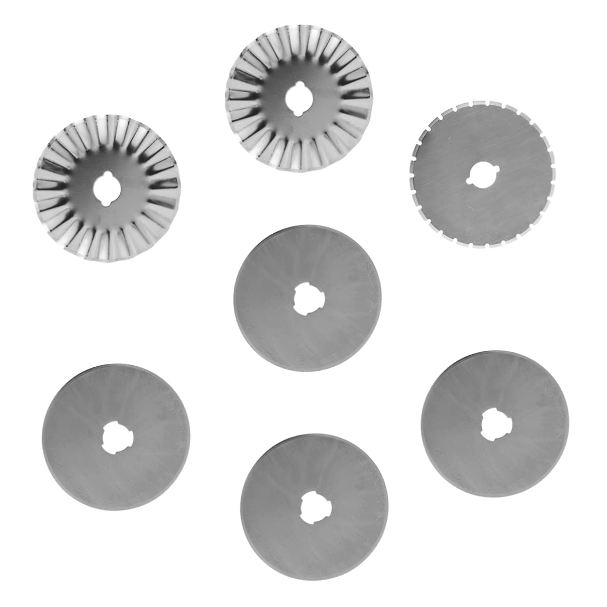 Lames de coupe rotatives 45 mm en acier supérieur avec étui de rangement de haute précision