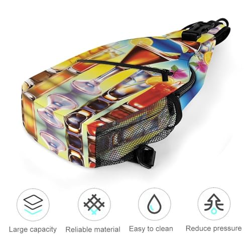 Mochila tipo bandolera deportiva urbana casual para adultos miniatura 5