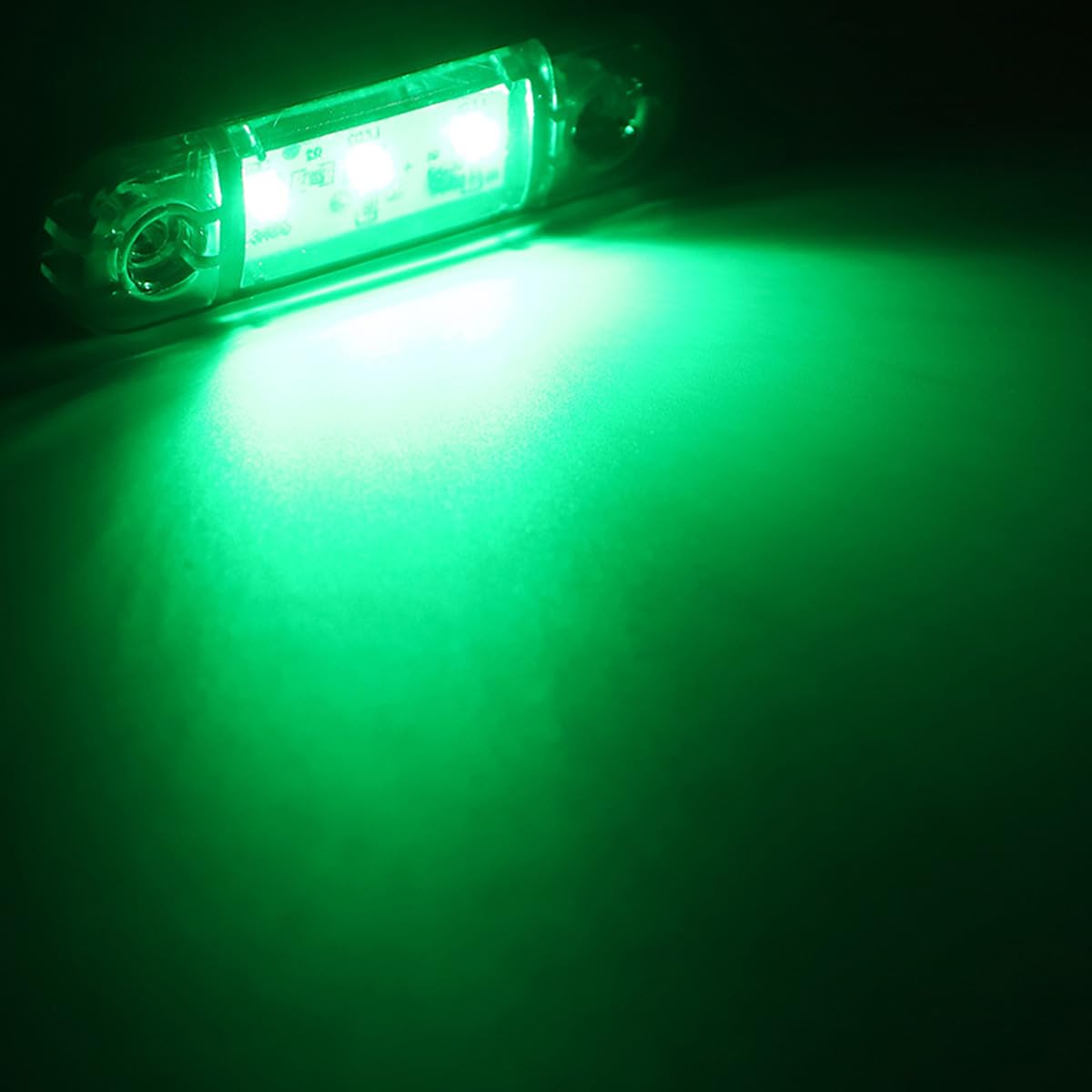 Luci di posizione laterali per auto 10pcs, 3 LED 12V-24V indicatori di direzione per auto, IP65, impermeabili, luci di posizione per camion, camper, roulotte, bianco + rosso + giallo + verde + blu