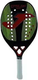 Raquete Beach Tennis Joma Epsilon 3k Pro Preto/Verde/Vermelho