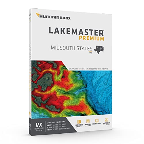 Image of Humminbird LakeMaster Premium Map SD Card for Fish Finders