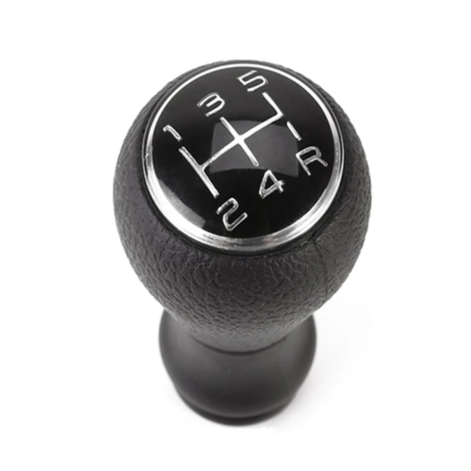 GKQRKVNM Gear Lever Compatible with Peugeot 206 406 Car 5 Speed Gear Shift Knob Gaiter Boot Cover Gaiter Collors(Black Knob)