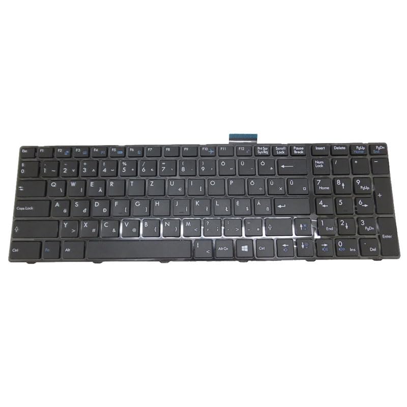 Laptop Keyboard for MSI MS-16GA 16GB 16GC 16GD 16GP MS-1755 1756 1758 175A Hungary HU Black Frame