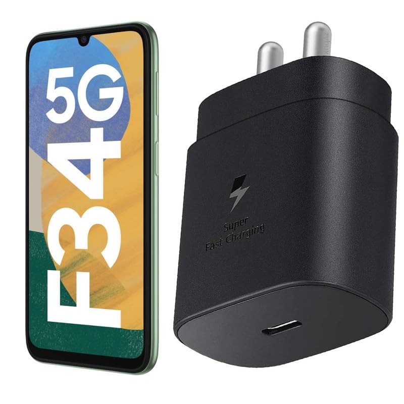 Image of Original 25W Fast Charging Adapter Compatible with Samsung S Series | Super Fast Charger Adapter for S24 / S23 / S23 fe / S22 / S21 / S21 fe (Without Cable)*Black GFR561