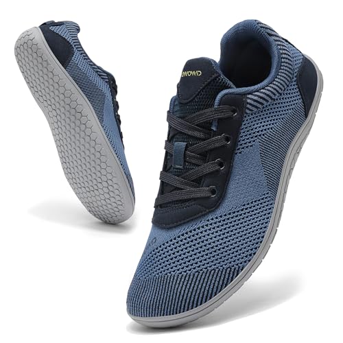 Uwowd Barfuss Schuhe Damen Barfußschuhe Herren Breite Zehenbox Zero-Drop-Sohle...