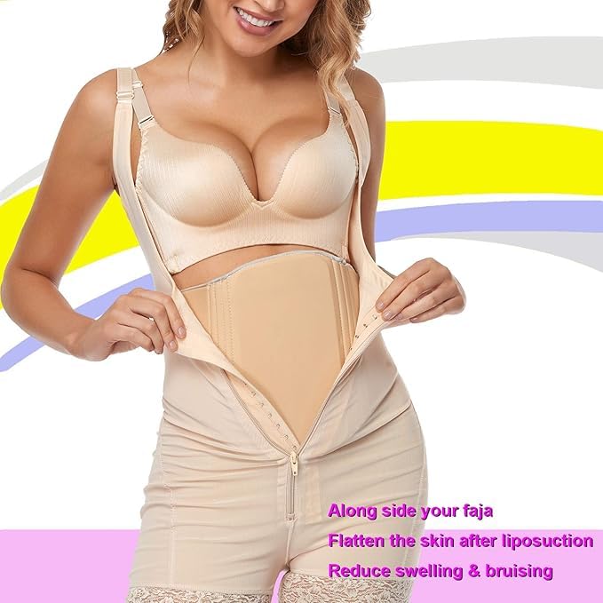 Abdominal Compression Board Post Surgery & Liposuction | Belly Flattening Ab Board with Lipo Foams4