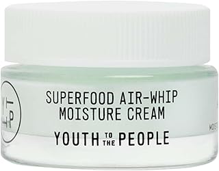 YTTP Air-Whip Moisture Face Cream - Gel Moisturizer & Face Primer - Lightweight Green Tea + Hydrating Hyaluronic Acid Dry Skin Moisturizer - Plumping, Sensitive Vegan Skincare (15ml)