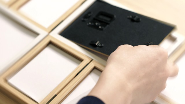 Amazon.co.jp: SUMGAR 写真フレーム ヒンジ付き 折りたたみ式 複数枚