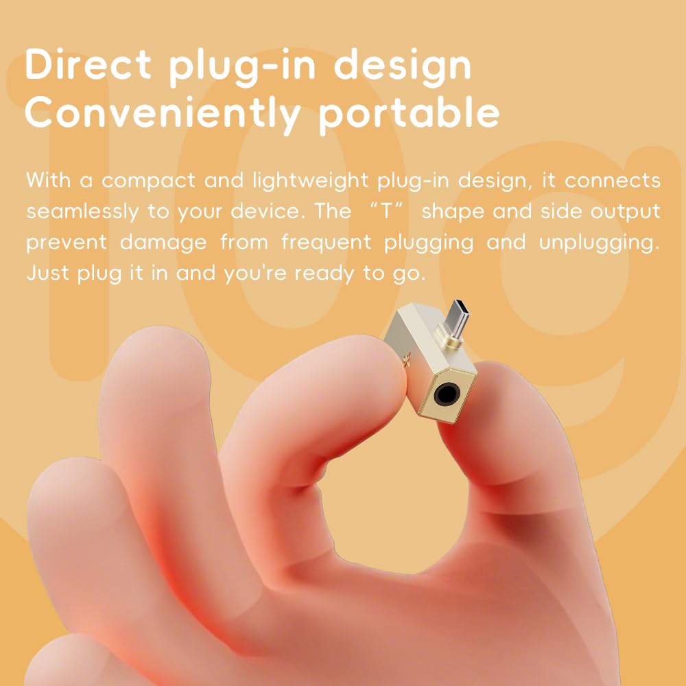 FiiO /Snowsky Tiny DAC portable et amplificateur de casque, DAC USB haute résolution, réglage de précision PEQ, décodage PCM 384 kHz/DSD256, contrôle d'application/Web, boîtier en métal durable