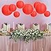 Festival 9Pcs/Set Chinese Paper Lanterns 8''10''12'' Wedding Birthday Party Round Festival Carnival Celebration Activity Supplies for Home Garden Patio Decor Celebration